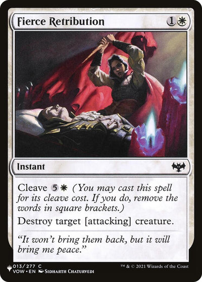 Fierce Retribution (013/277) (The List Reprints)