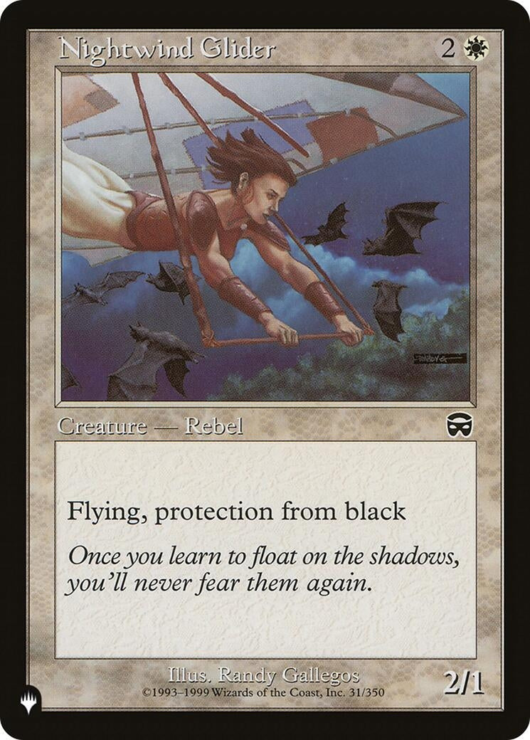 Nightwind Glider (31/350) (The List Reprints)
