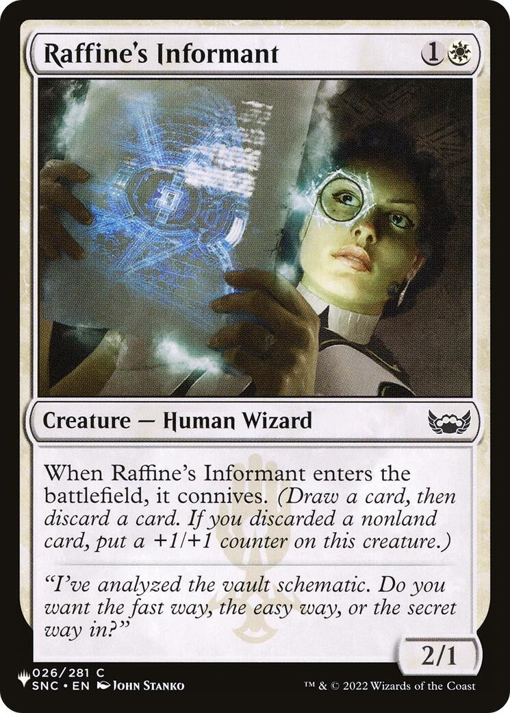 Raffine's Informant (026/281) (The List Reprints)