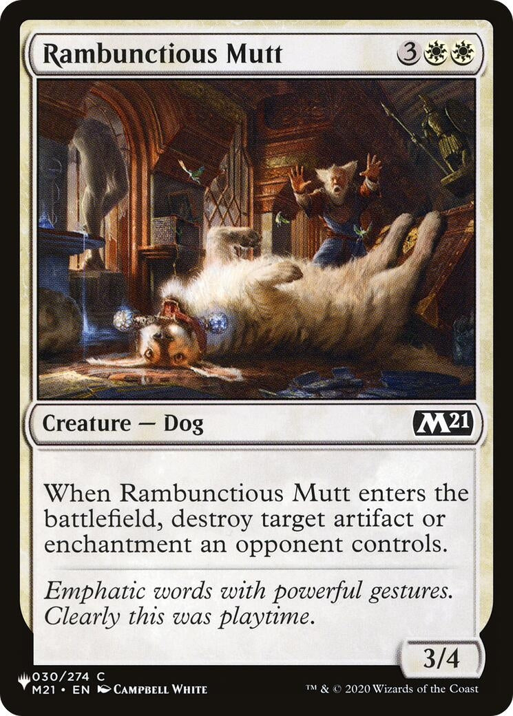 Rambunctious Mutt (030/274) (The List Reprints)