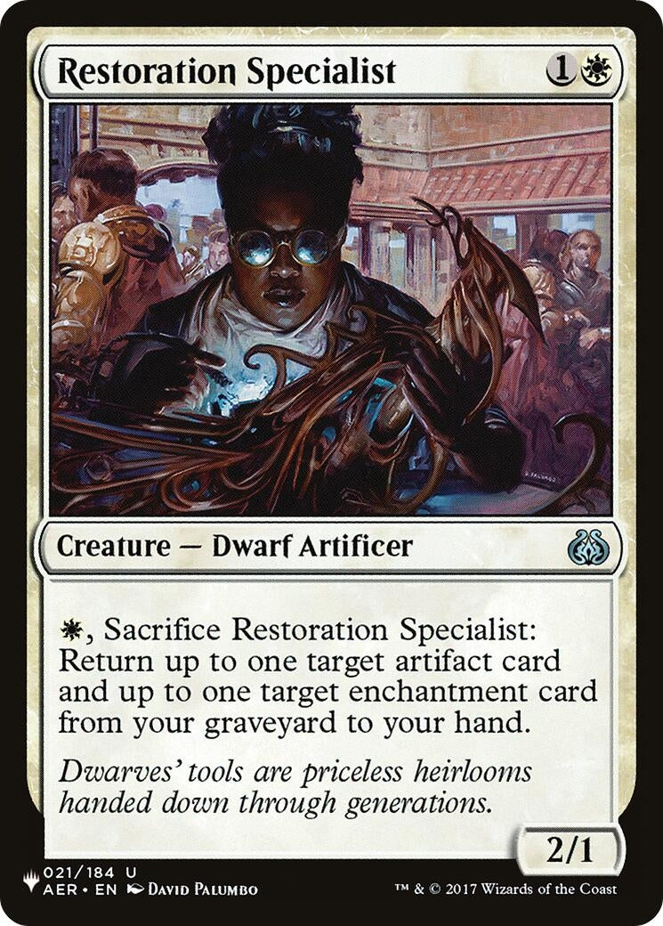 Restoration Specialist (021/184) (The List Reprints)