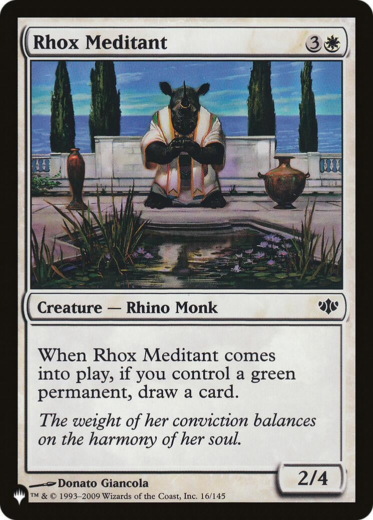 Rhox Meditant (16/145) (The List Reprints)