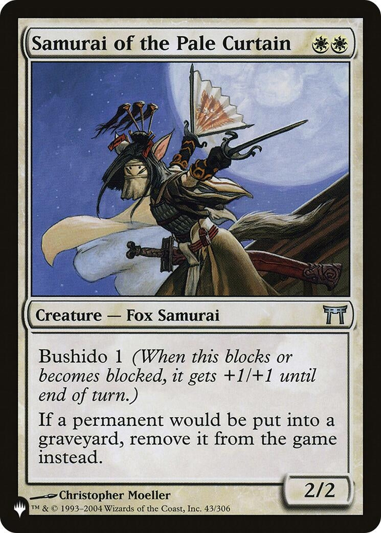 Samurai of the Pale Curtain (43/306) (The List Reprints)