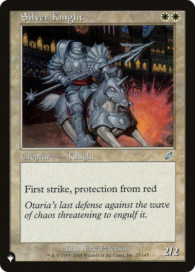 Silver Knight (23/143) (The List Reprints)