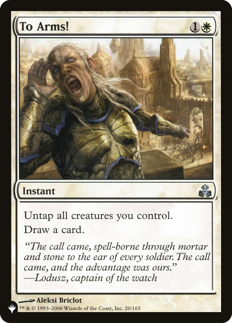 Image for To Arms! (20/165) - Magic: The Gathering