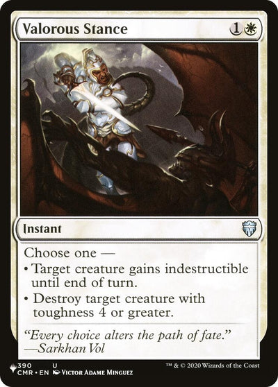 Valorous Stance (CMR) (390/361) (The List Reprints)