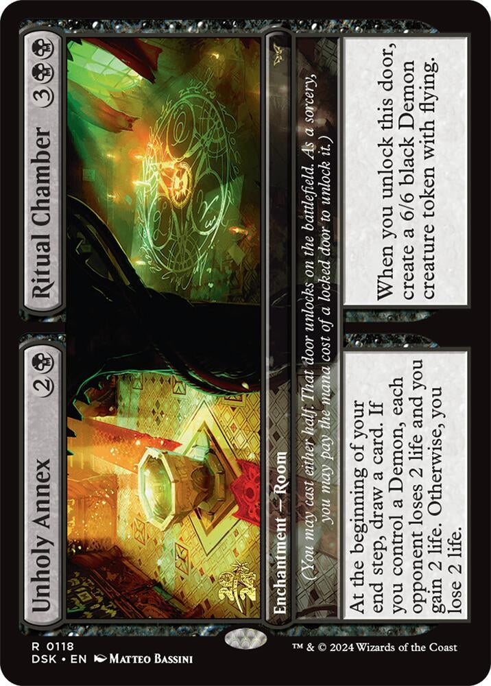 Unholy Annex // Ritual Chamber (118) (Prerelease Cards)