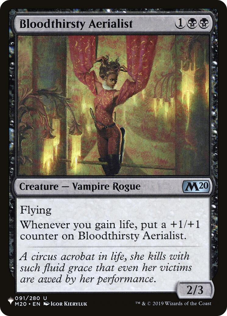 Bloodthirsty Aerialist (091/280) (The List Reprints)