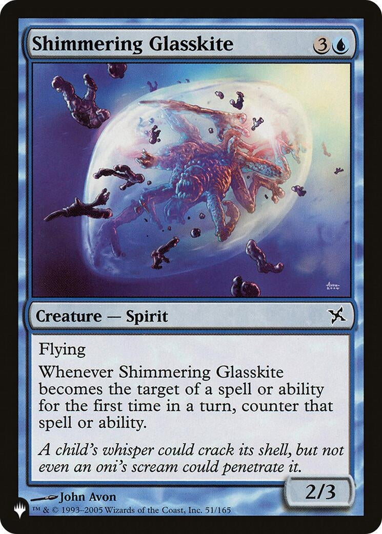 Shimmering Glasskite (51/165) (The List Reprints)