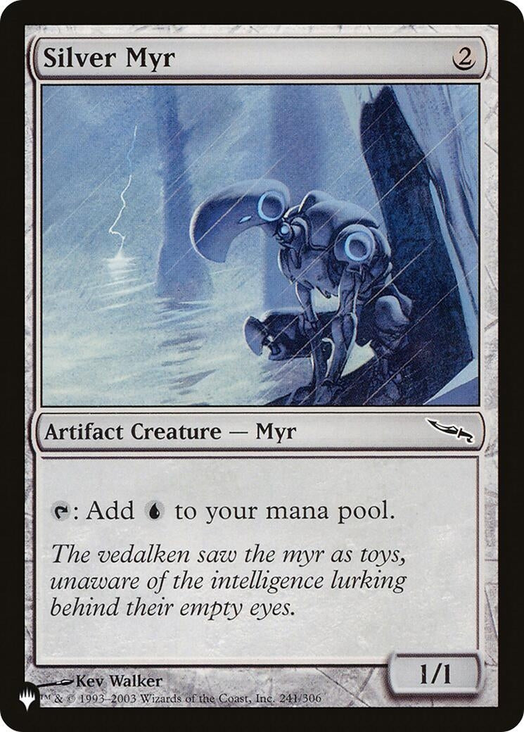 Image for Silver Myr (241/306) (The List Reprints) - Magic: The Gathering