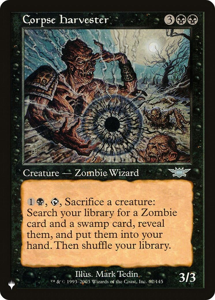Corpse Harvester (62/145) (The List Reprints)