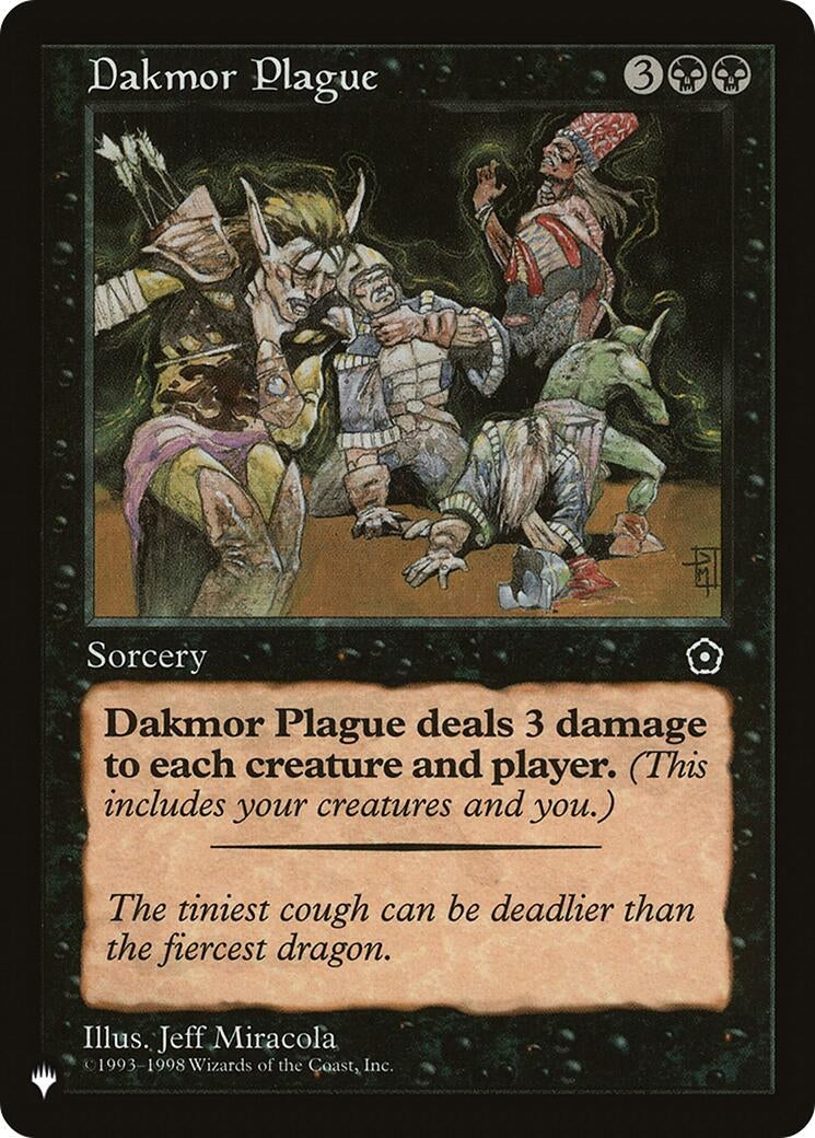Dakmor Plague (The List Reprints)