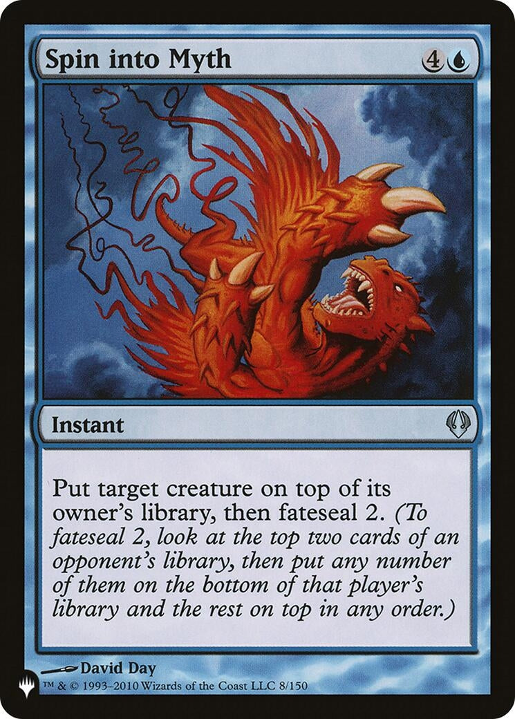 Spin into Myth (8/150) (The List Reprints)