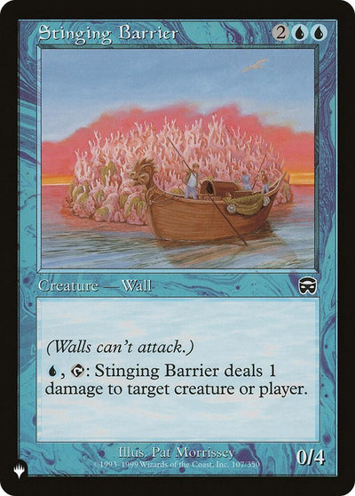 Stinging Barrier (107/350) (The List Reprints)