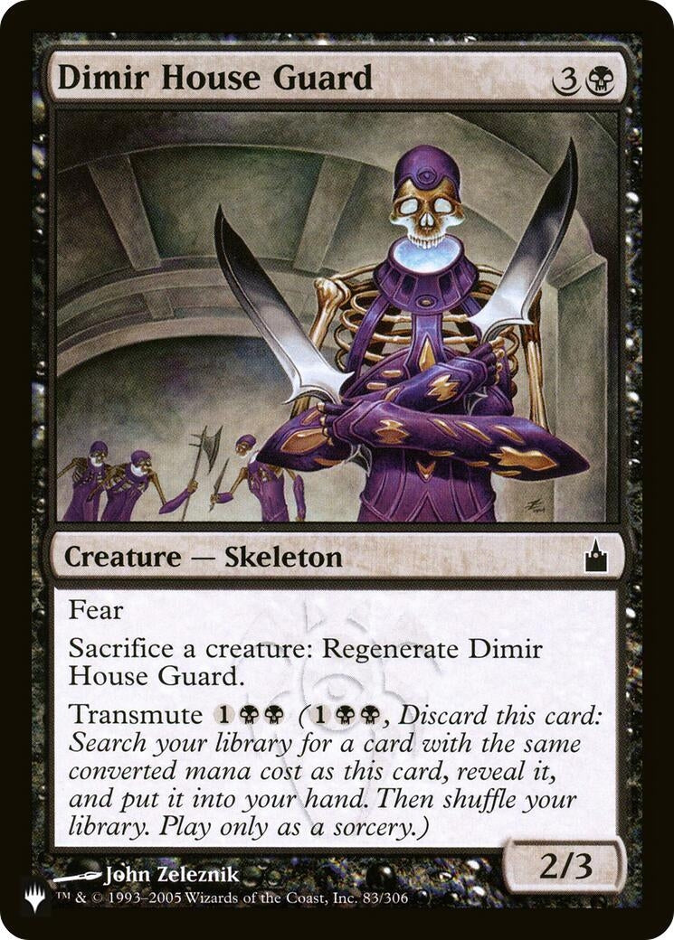 Dimir House Guard (83/306) (The List Reprints)