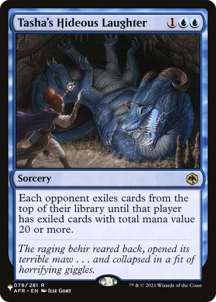 Tasha's Hideous Laughter (078/281) (The List Reprints)