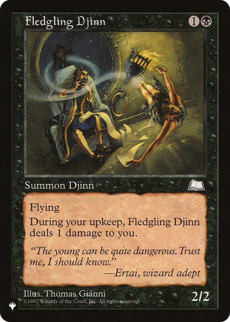 Fledgling Djinn (The List Reprints)