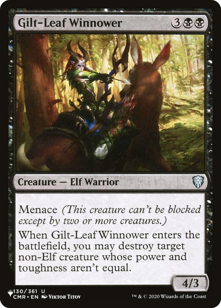 Gilt-Leaf Winnower (130/361) (The List Reprints)
