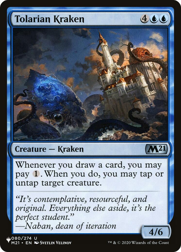 Image for Tolarian Kraken (080/274) - Magic: The Gathering