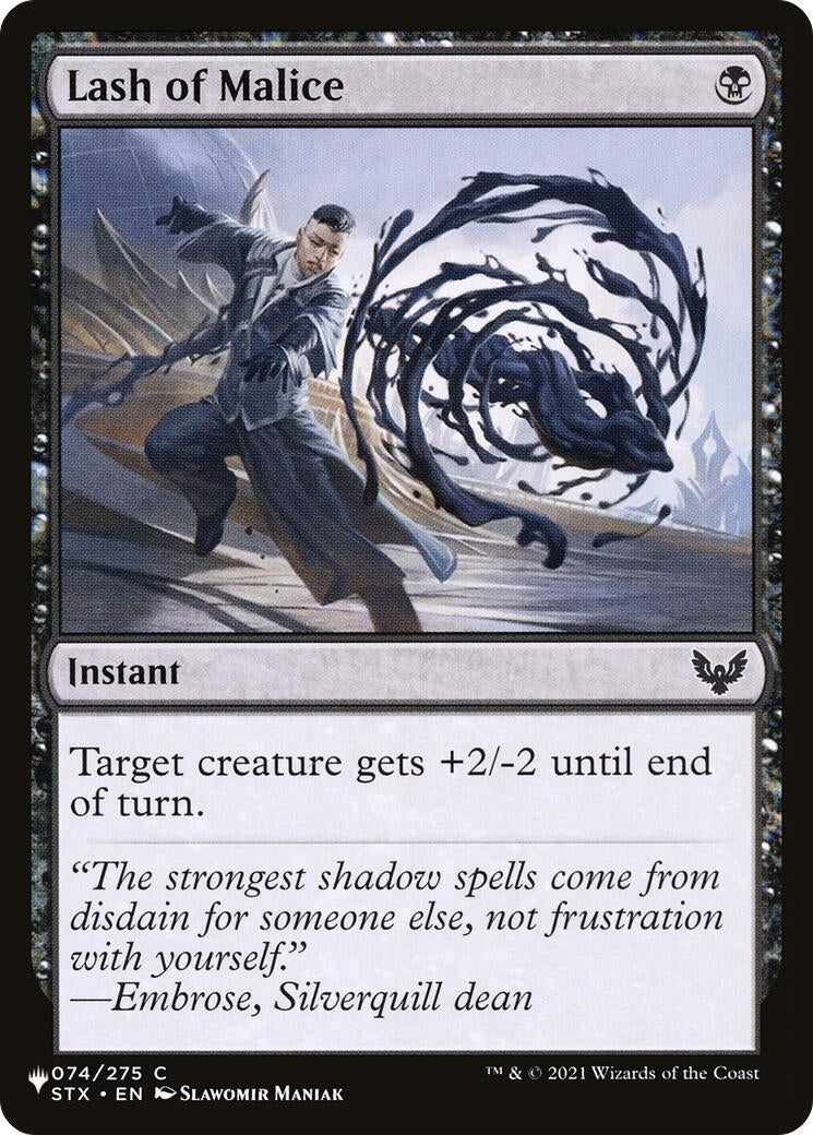 Lash of Malice (074/275) (The List Reprints)