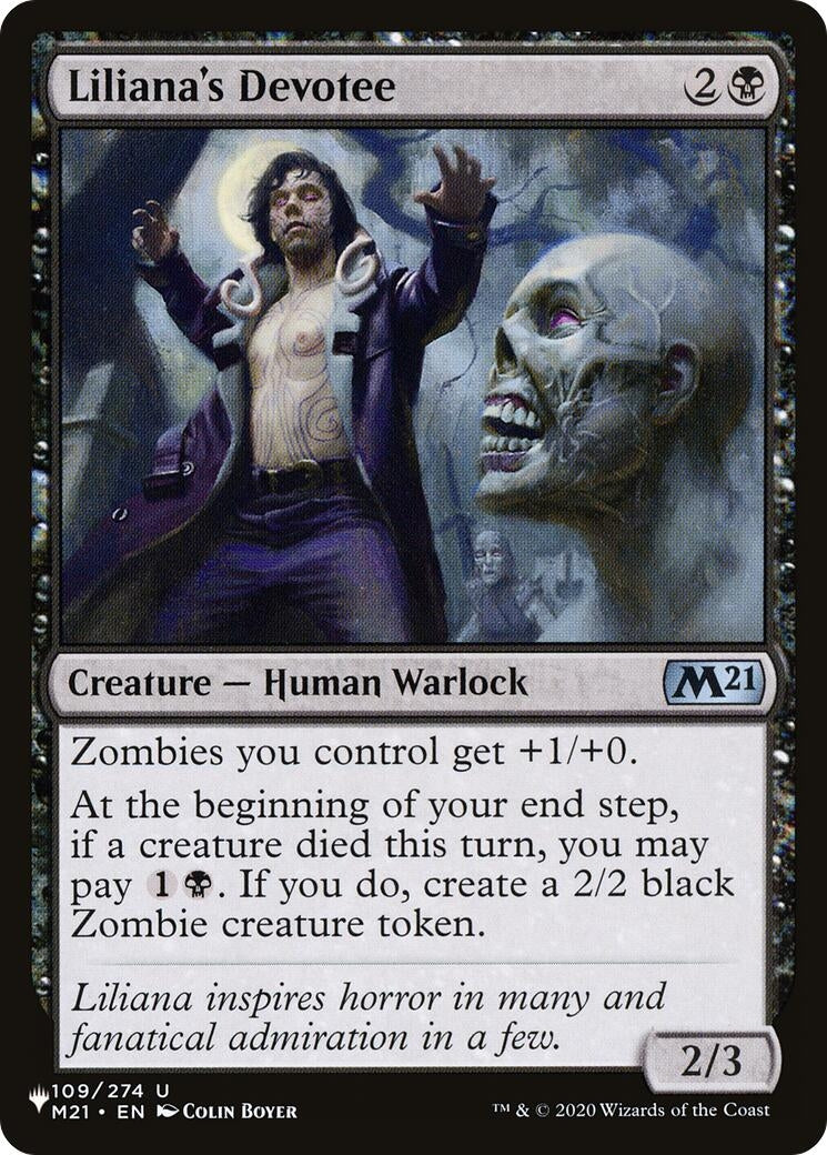 Liliana's Devotee (109/274) (The List Reprints)