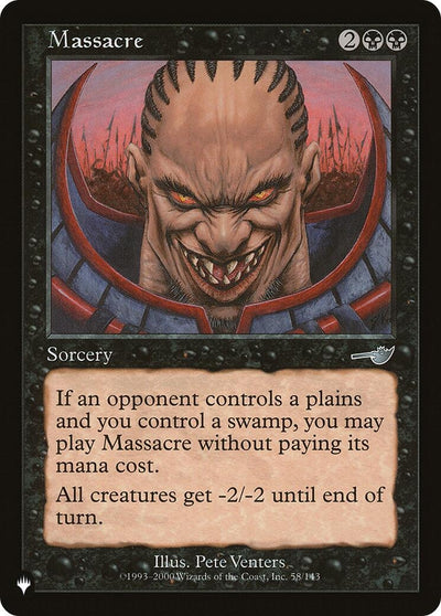Massacre (58/143) (The List Reprints)