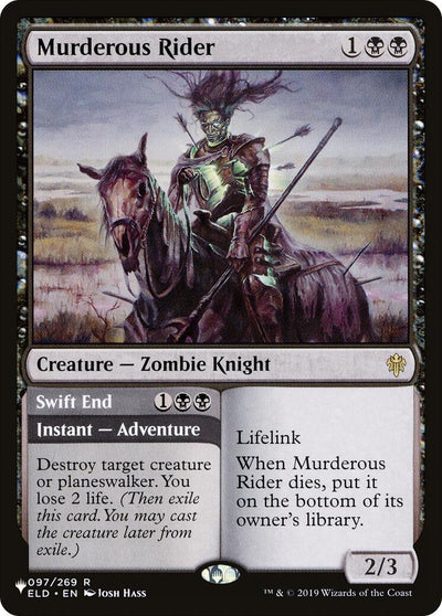 Murderous Rider (097/269) (The List Reprints)