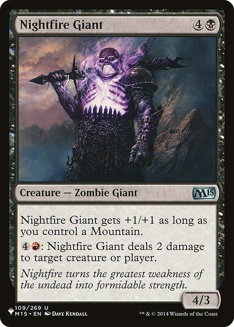 Nightfire Giant (109/269) (The List Reprints)