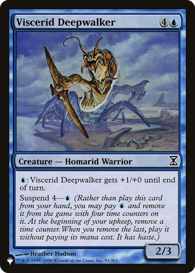 Viscerid Deepwalker (91/301) (The List Reprints)