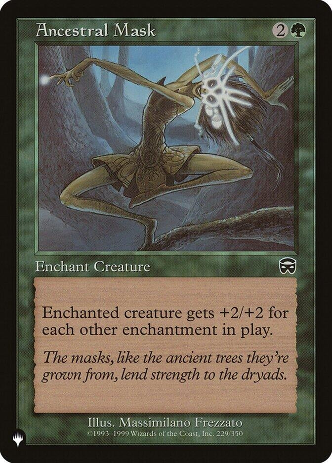 Ancestral Mask (MMQ) (229/350) (The List Reprints)