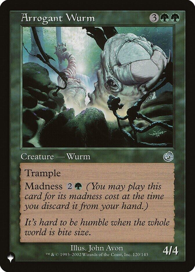 Arrogant Wurm (120/143) (The List Reprints)