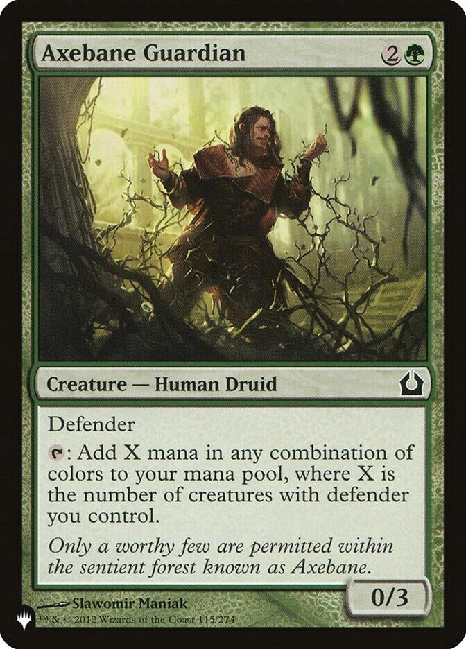 Axebane Guardian (115/274) (The List Reprints)
