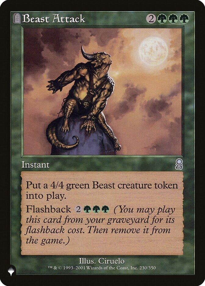 Beast Attack (230/350) (The List Reprints)
