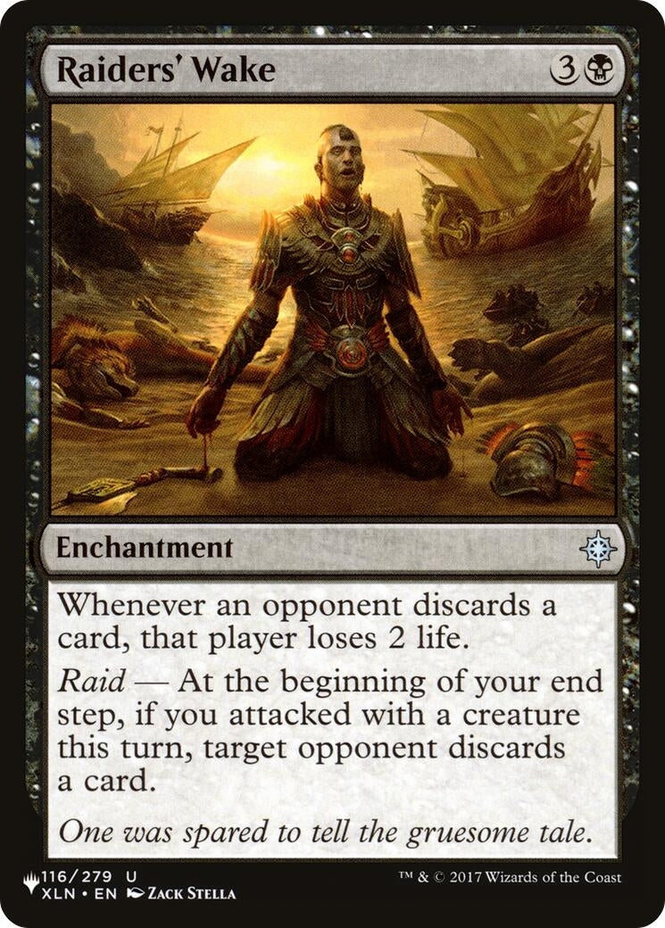 Image for Raiders' Wake (116/279) (The List Reprints) - Magic: The Gathering