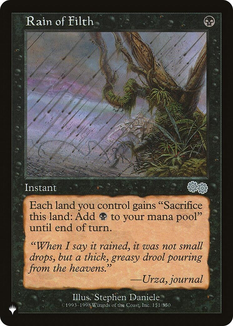 Rain of Filth (151/350) (The List Reprints)