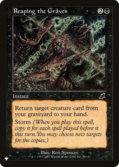 Reaping the Graves (72/143) (The List Reprints)