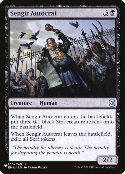 Sengir Autocrat (105/249) (The List Reprints)