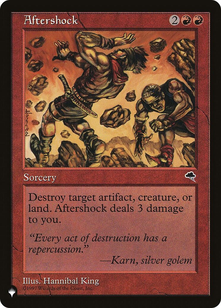 Aftershock (The List Reprints)
