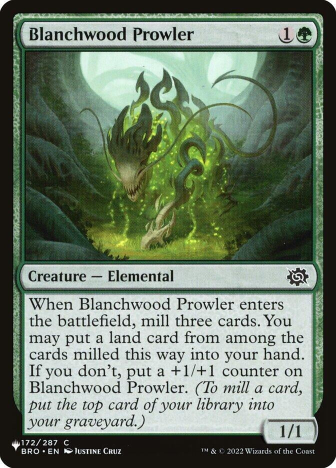 Blanchwood Prowler (172/012) (The List Reprints)