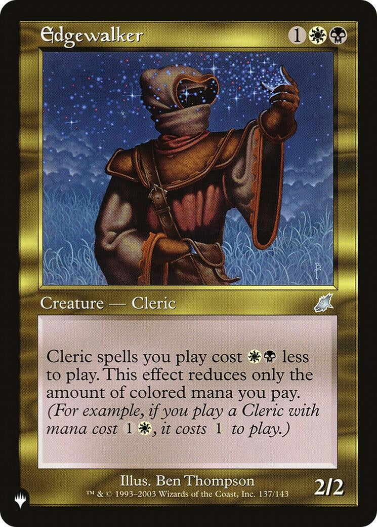 Edgewalker (137/143) (The List Reprints)