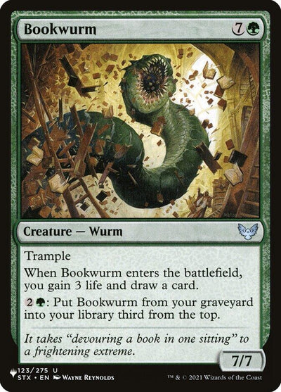 Bookwurm (123/275) (The List Reprints)