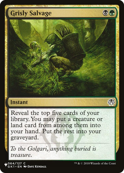Grisly Salvage (064/127) (The List Reprints)