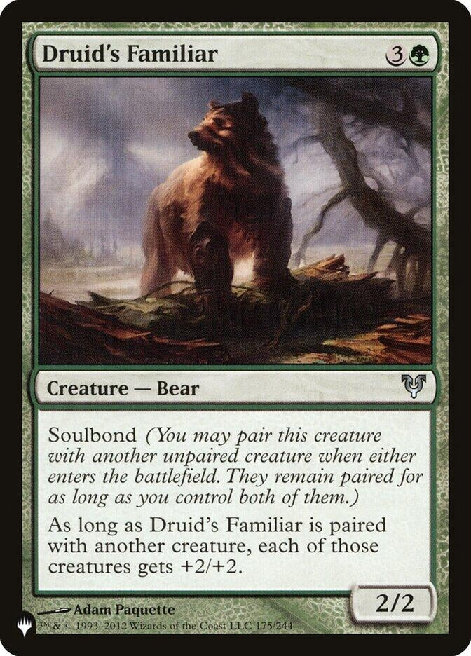 Druid's Familiar (175/244) (The List Reprints)
