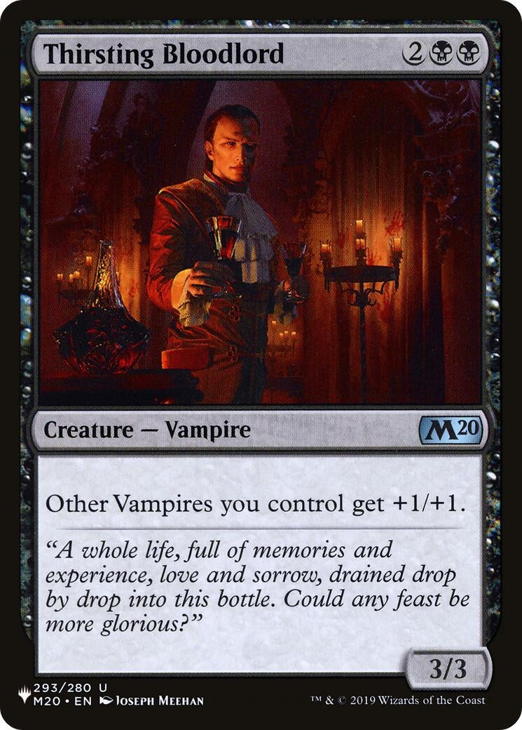 Thirsting Bloodlord (293/280) (The List Reprints)