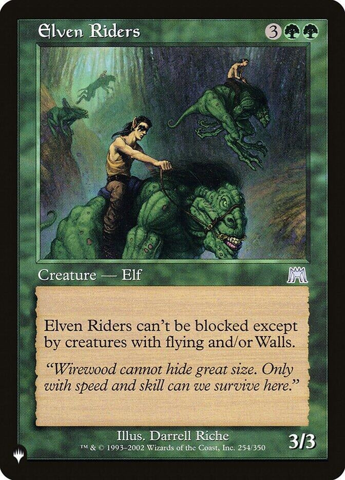 Elven Riders (254/350) (The List Reprints)