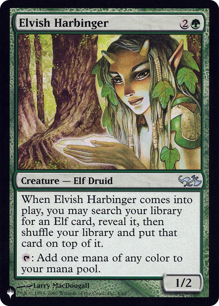 Elvish Harbinger (004/062) (The List Reprints)