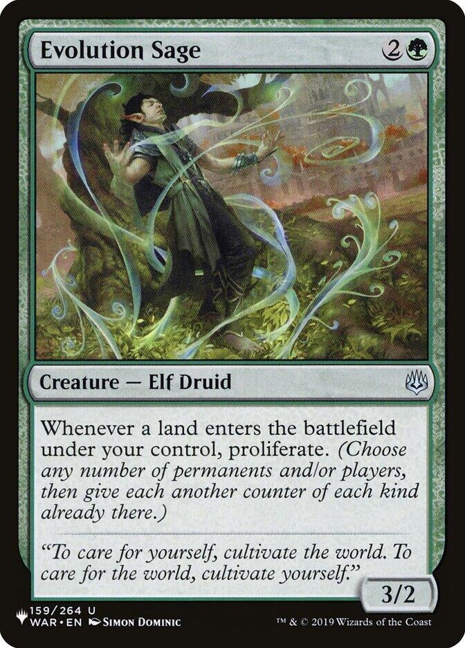 Evolution Sage (159/264) (The List Reprints)