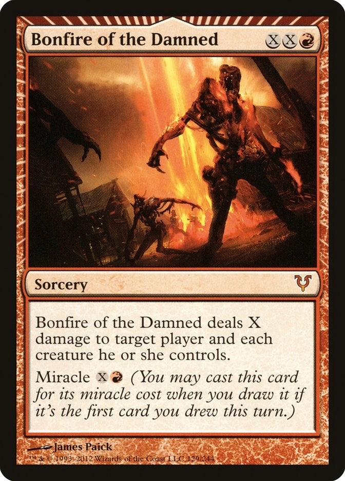 Bonfire of the Damned (129) (Avacyn Restored)