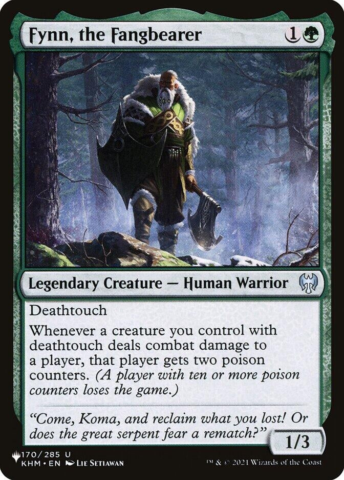 Image for Fynn, the Fangbearer (170/285) (The List Reprints) - Magic: The Gathering