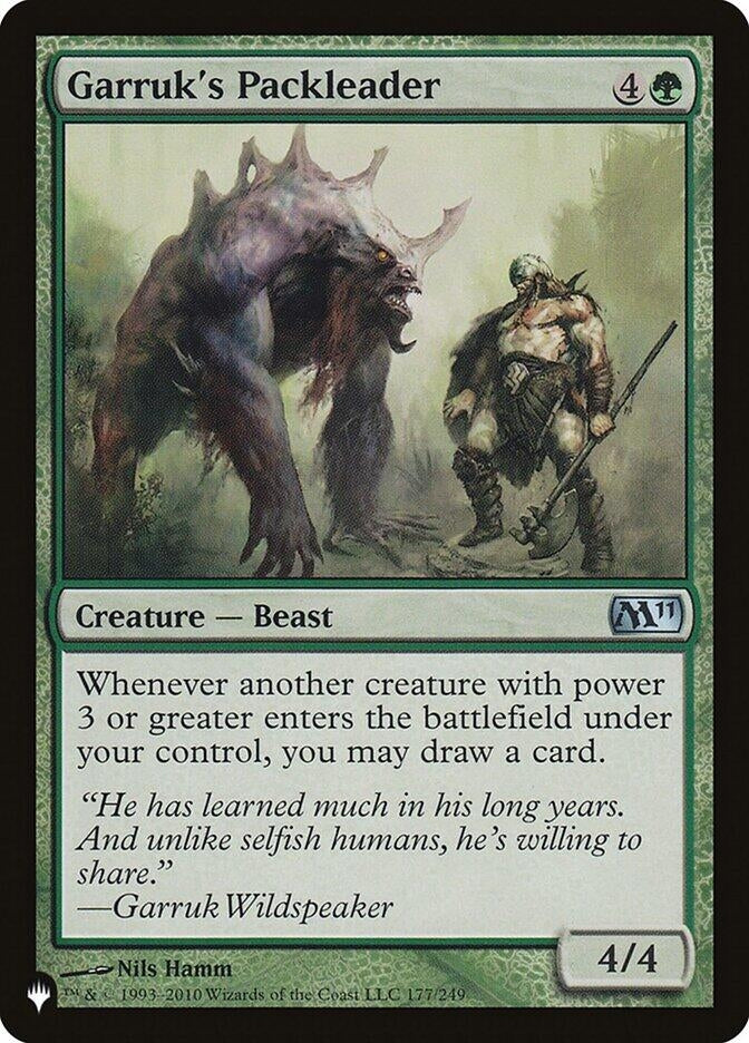 Garruk's Packleader (177/249) (The List Reprints)